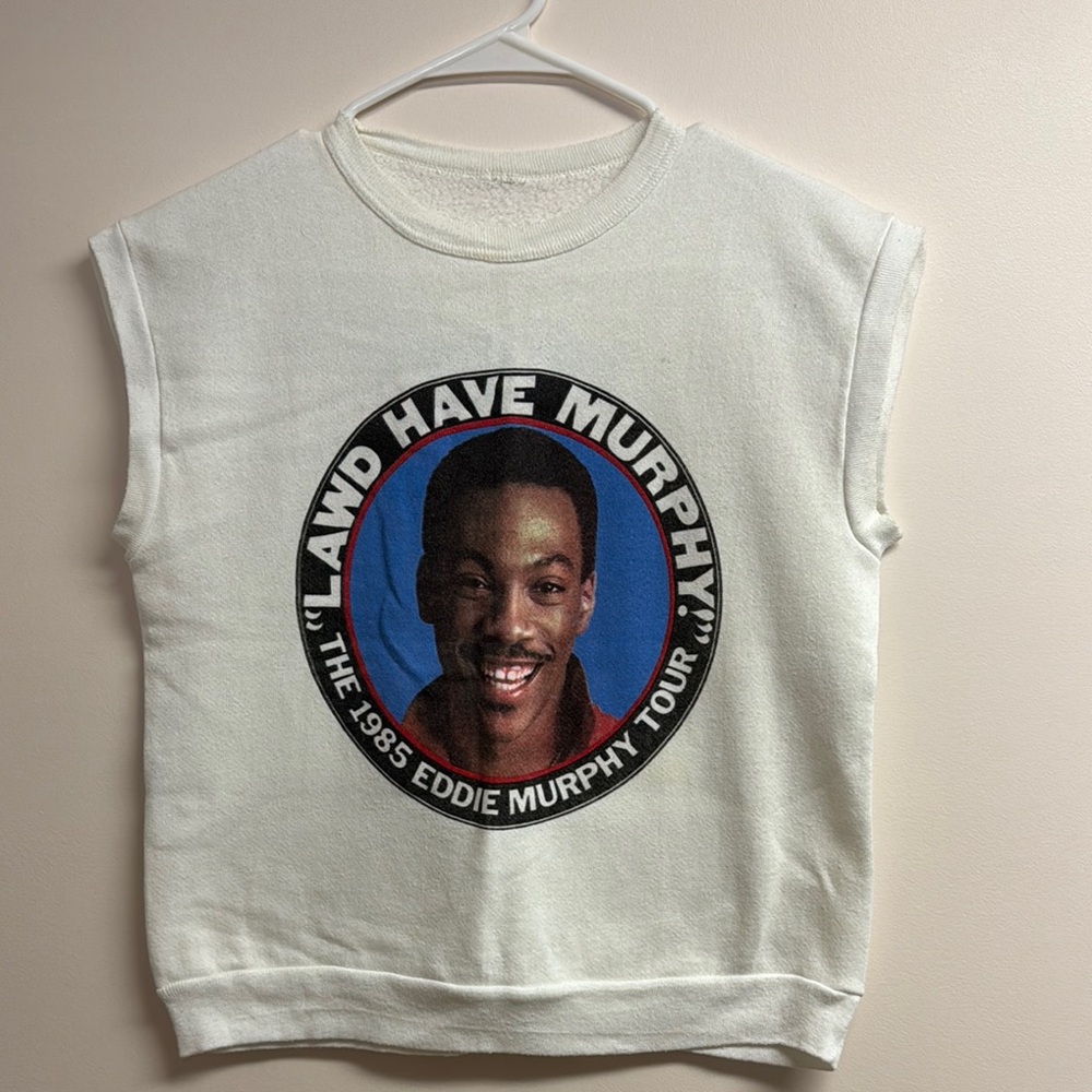 Vintage Eddie Murphy Sleeveless Sweatshirt.
